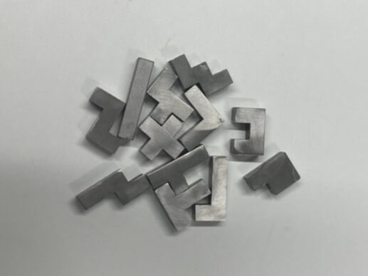 stainless steel pentominoes 1