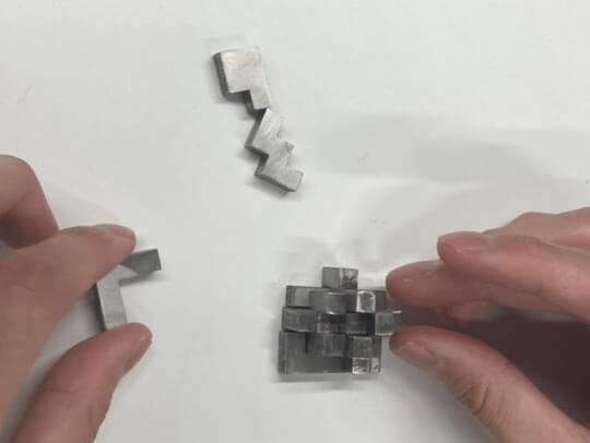 stainless steel pentominoes 4